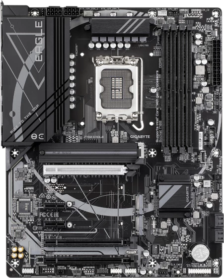 Pllakë amë GIGABYTE Z790 EAGLE, LGA1700, DDR5, ATX, 2.5GbE, PCIe 5.0, e zezë