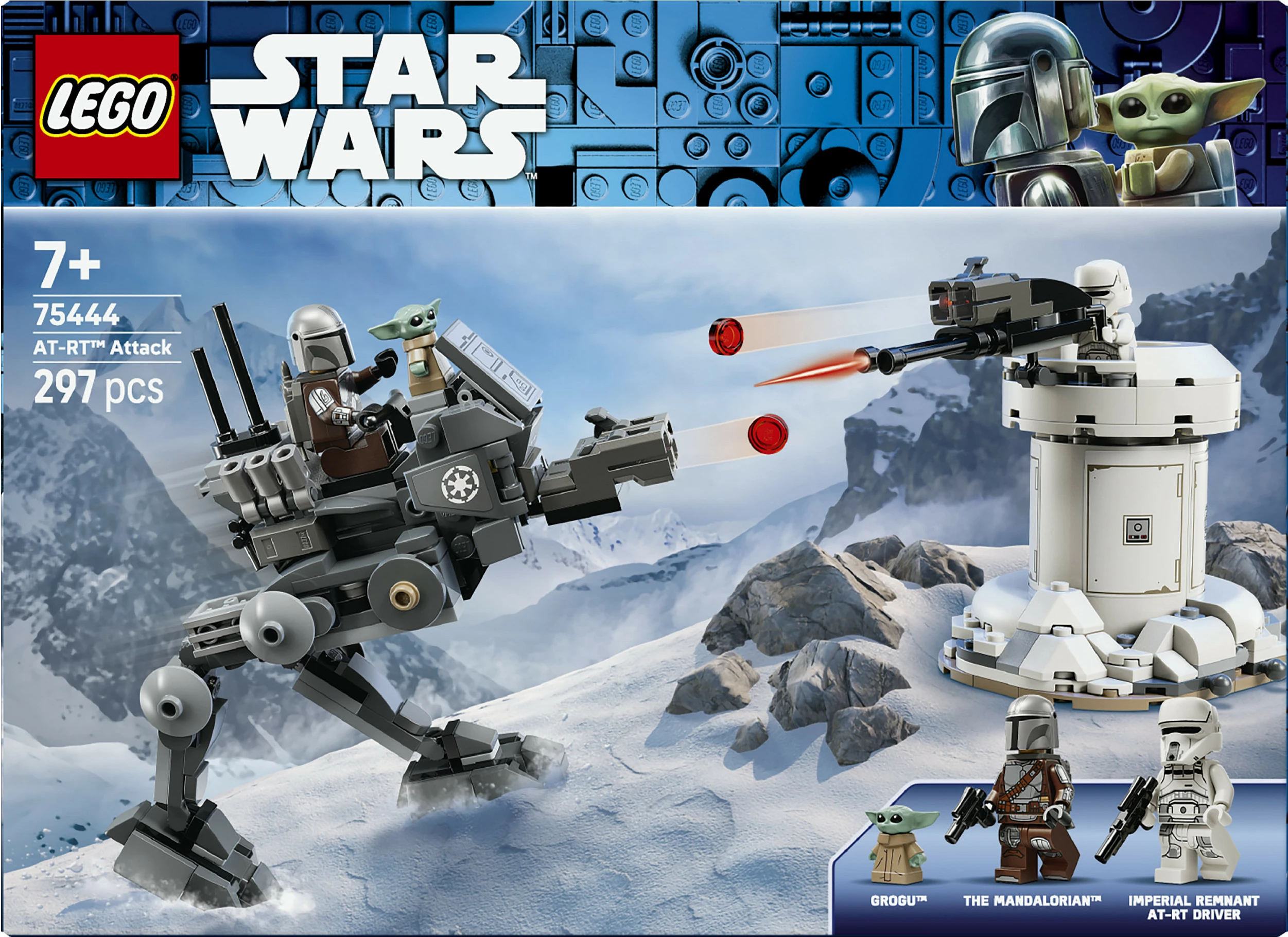 Set ndërtimi LEGO Star Wars 75444 AT-RT Attack, 297 pjesë, shumëngjyrësh