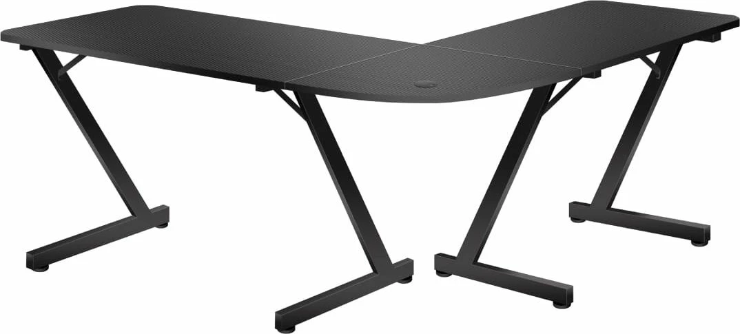 Tavolinë gaming këndore Huzaro Hero 7.0 154 x 117 cm, e zezë