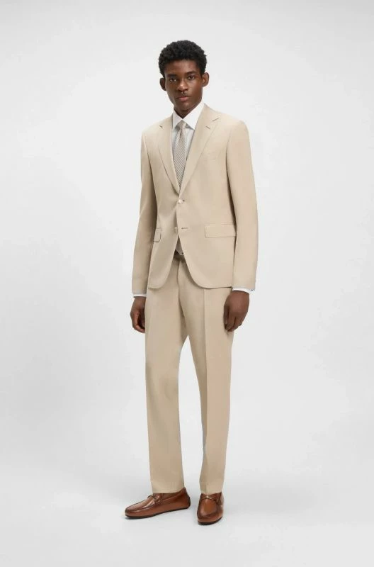 Këpucë Boss meshkuj, kafe