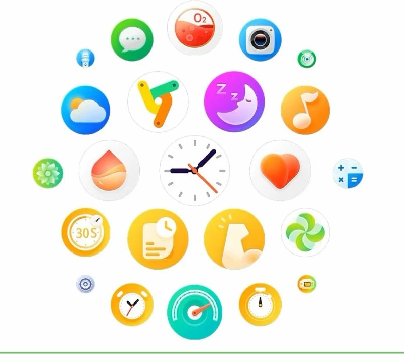 Smartwatch për femra Rubicon, e zezë