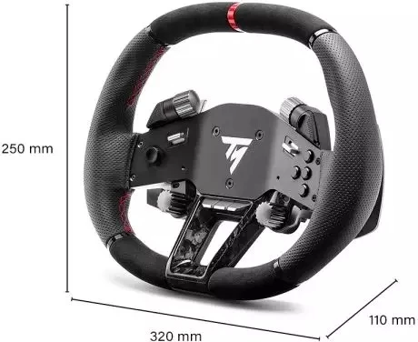 Timon për simulator garash Thrustmaster Hypercar Wheel Add-On, 25 butona, kompatibil me baza T818/T598, i zi