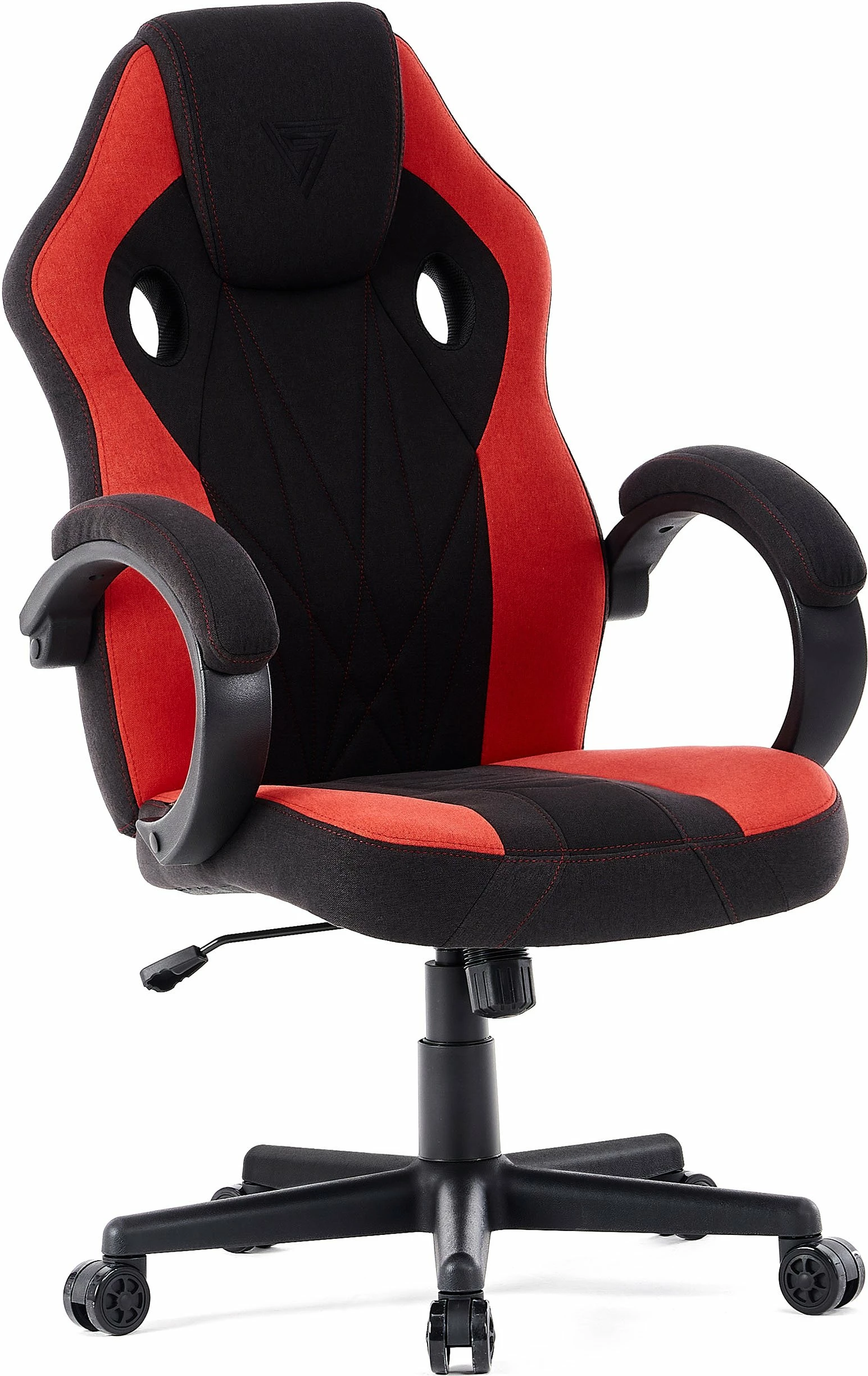Karrige gaming SENSE7 Prism, pëlhurë HDF™, shkumë HR, lëkundje FlowTech™ Swing, ngritje gazi LiftControl™ Class 3, 120 kg, zezë-kuqe
