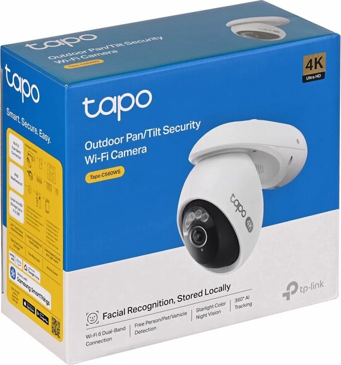 Kamerë sigurie TP-LINK Tapo C560WS, e bardhë