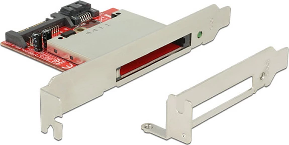 Lexues kartelash DeLOCK 91495, CFast/CFast 2.0, SATA, intern, zi/kuq/argjendtë