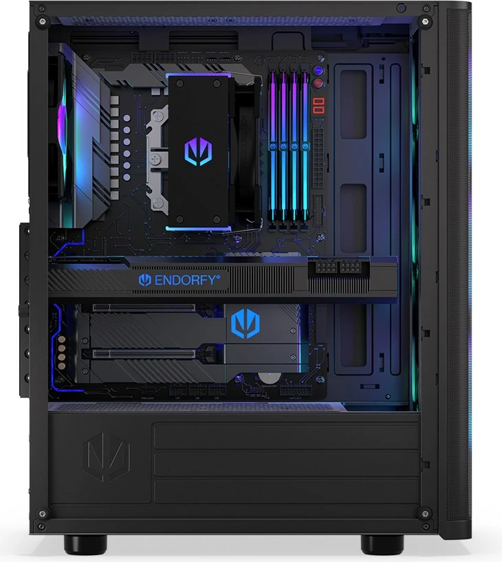 Kasë kompjuteri Endorfy Ventum 200 ARGB, e zezë      
