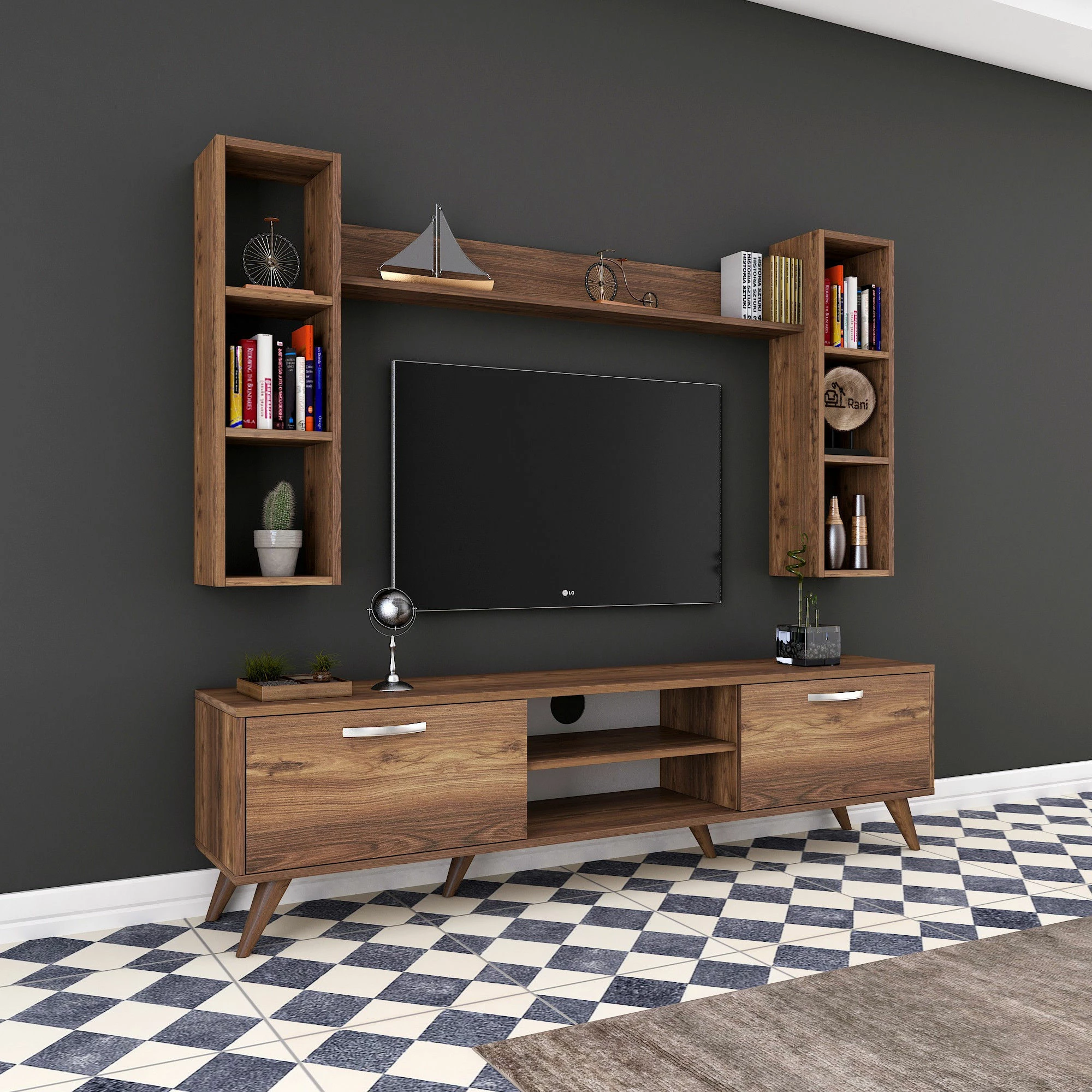 Komodë TV Hanah Home, M5 - 240, ngjyrë arre