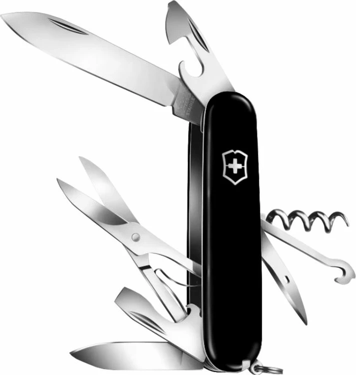 Thikë xhepi "Kamper" Victorinox, e zezë