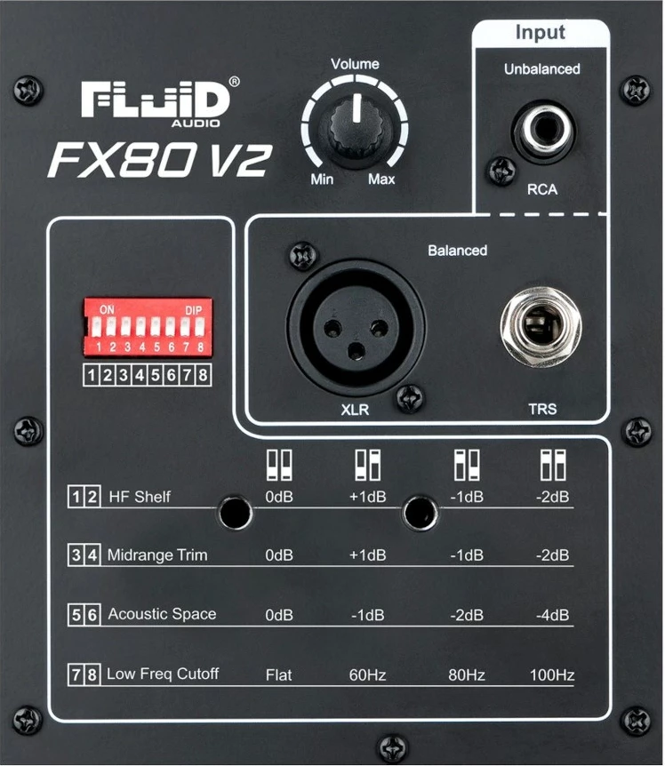 Monitor studio Fluid Audio FX80 V2, i zi