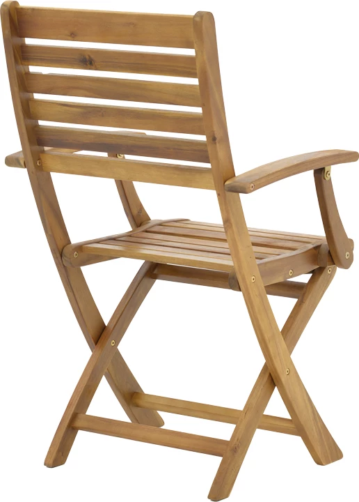 Set tavoline me karrige për terasë Gorpo-Falov, dru akacie natyrale, 7 copë, 130x80x72cm