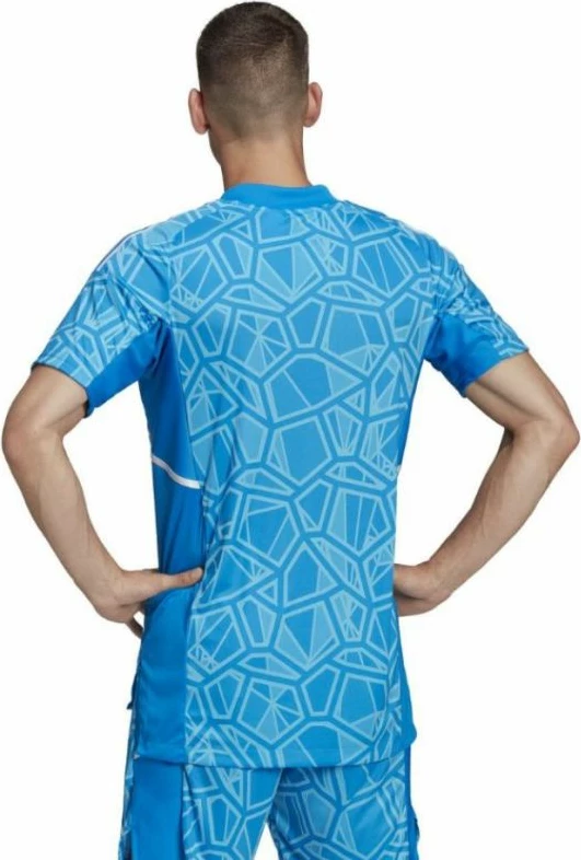 Fanellë e portierit për meshkuj adidas Condivo 22, me mëngë të shkurtra, blu HB1623 [Madhësia: XL]