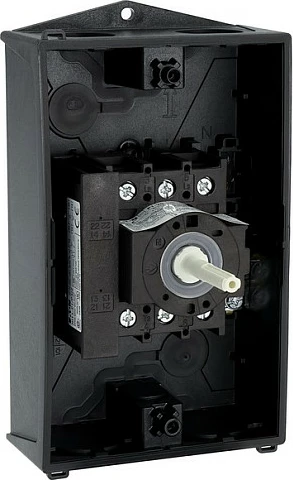 Ndërprerës kryesor/izolator Eaton P1-25/I2/SVB/HI11, 25A, 3P, IP65, i kuq/verdhe/bardhë