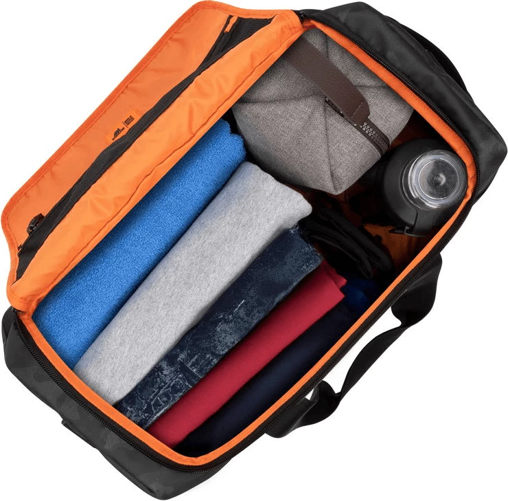 çantë sportive ushtarake RIVACASE Sherwood 7641 30L, rezistente ndaj ujit, Navy camo