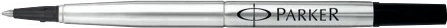 Stilolaps rollerball Parker 1950277, çelik inoks, ngjyrë e zezë