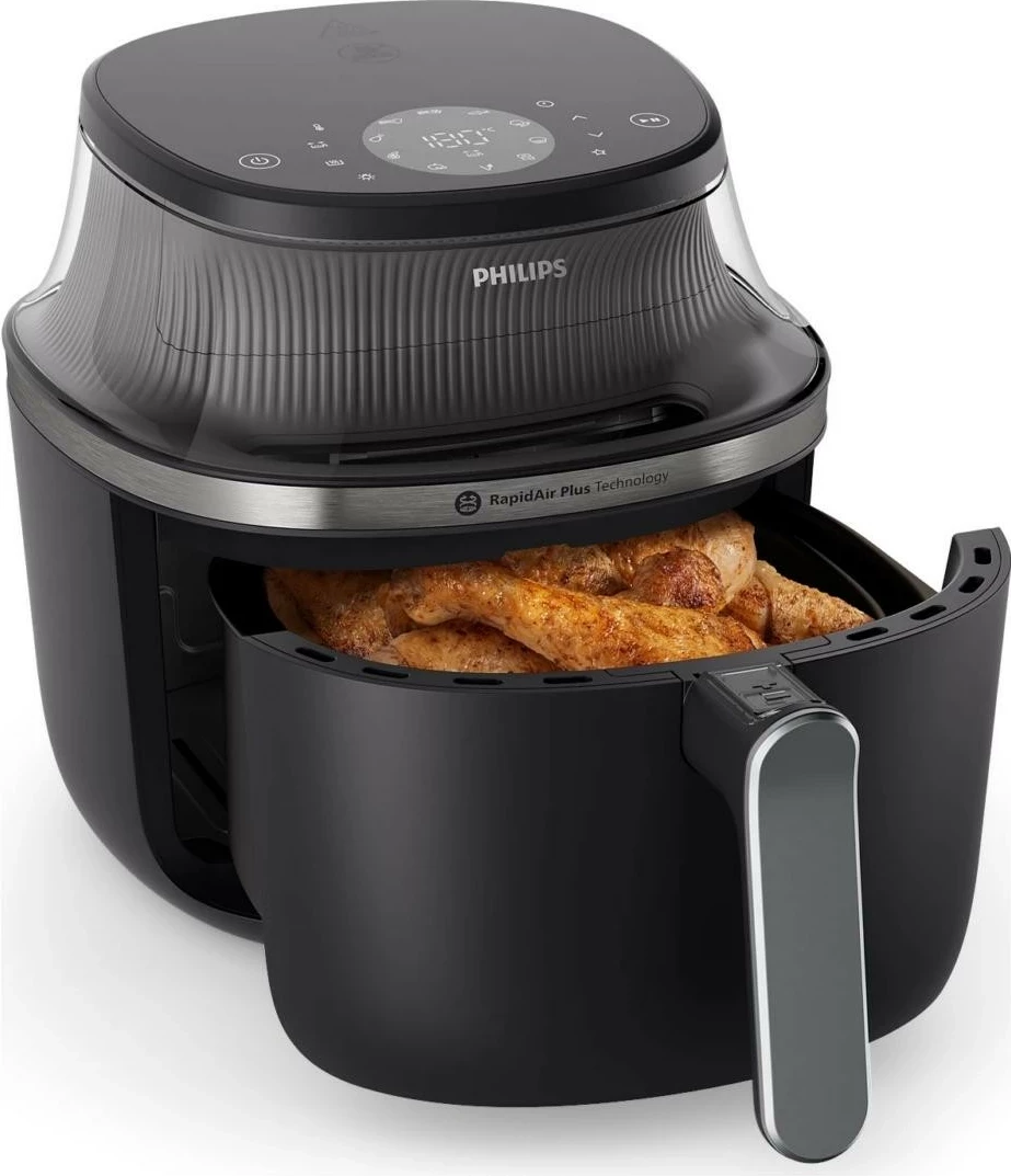 Fryer pa yndyrë Philips Ovi XL 3000 NA341/00, 7.2L, Wi-Fi, zi-e-argjendtë