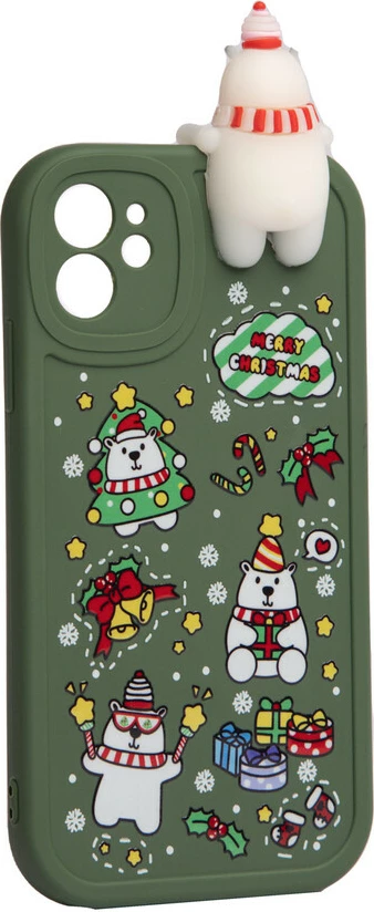 Fotroll për telefon IP11 TECH TIME Christmas Edition Green Toy