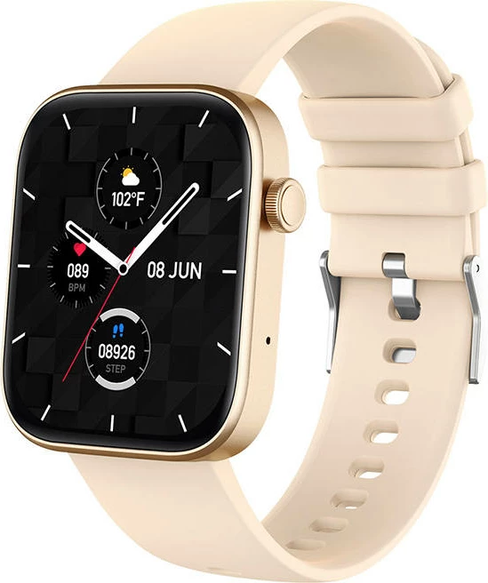 Smartwatch Colmi P71, 1.9" IPS HD, 230 mAh, Gold