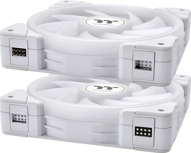 Ventilatorë Thermaltake SWAFAN EX12 ARGB, 12 cm, 3 copë, Bardhë