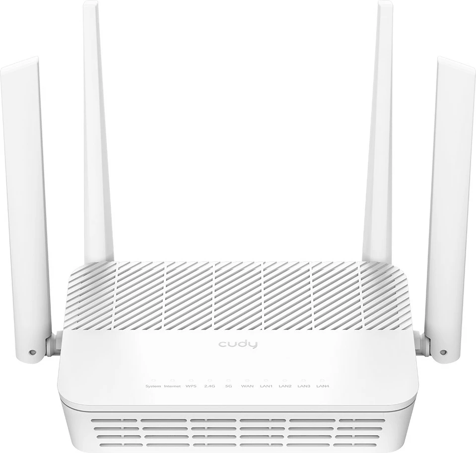 Router Cudy AX3000 Gigabit Wi-Fi 6, i bardhë