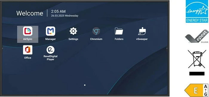Ekran digital signage ViewSonic CDE4314-2C, 43", 4K UHD, 500 cd/m², anti-glare
