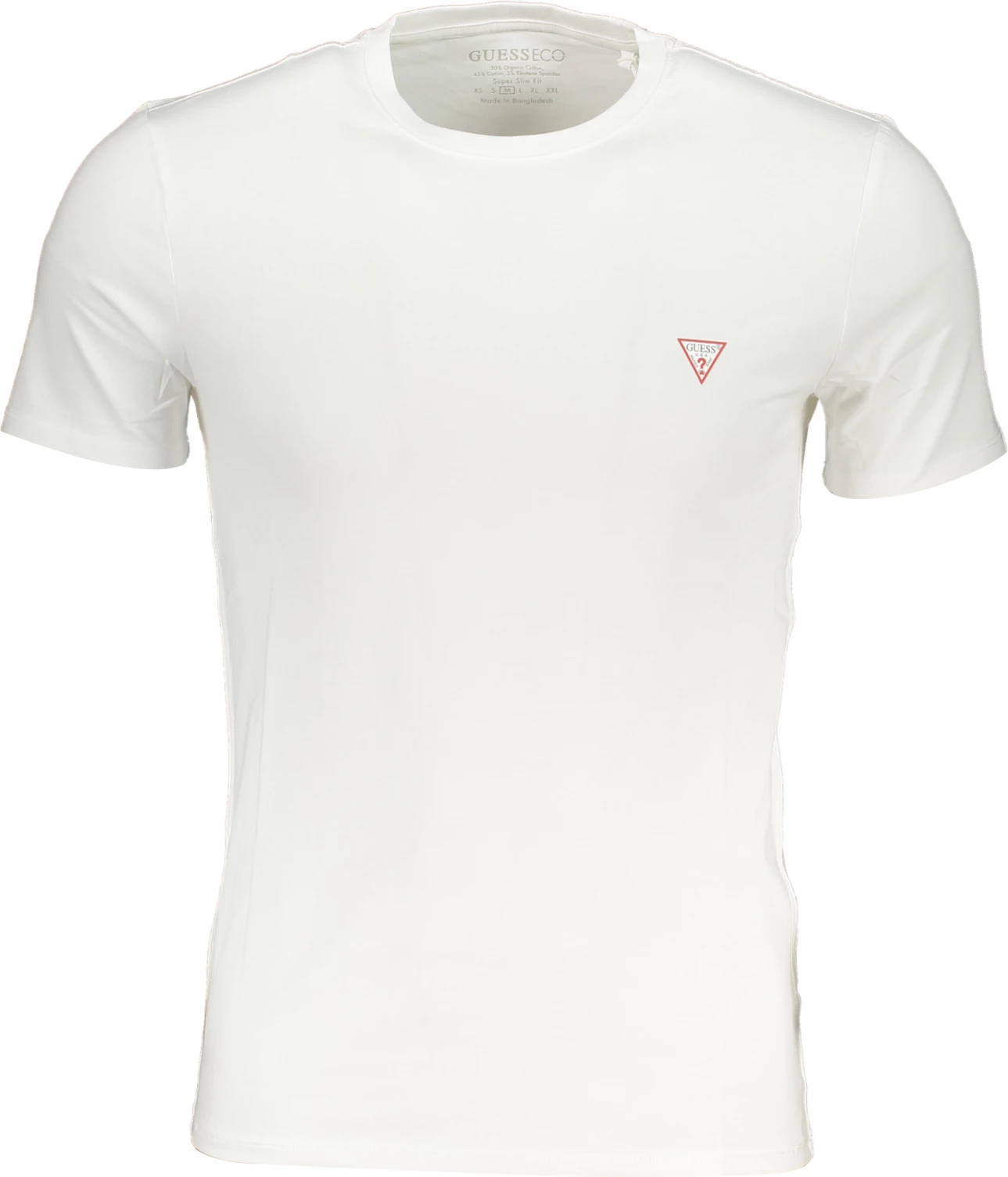 Maicë për meshkuj GUESS JEANS, e bardhë