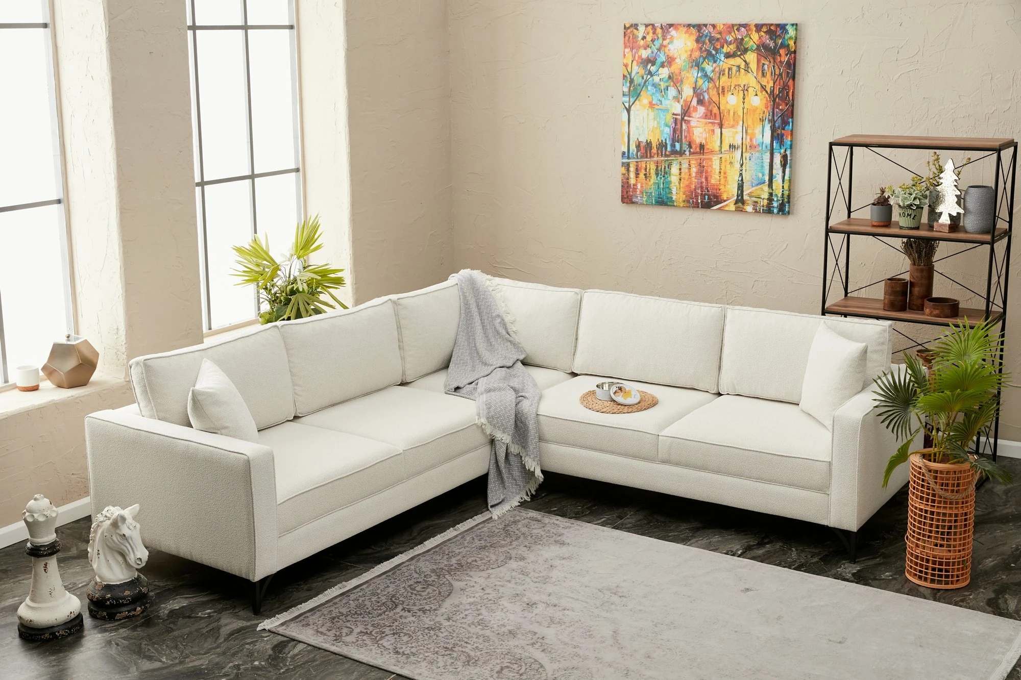 Këndare Atelier del Sofa, Berlin, krem e zi