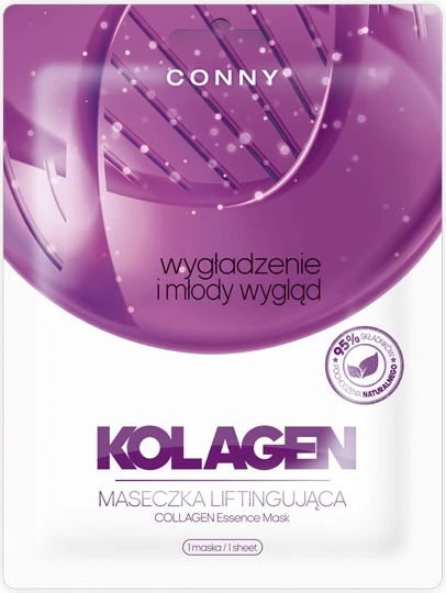 Maskë fytyre për femra Conny Collagen Essence Mask Lifting Sheet Mask Collagen, 23g