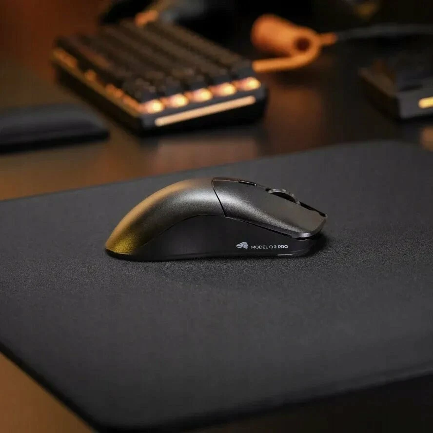 Maus Glorious Model O 2 Pro GLO-MS-POWV2-1K-B, Wireless 2.4GHz + USB, 26000 DPI, 1000 Hz, 6 butona, e zezë