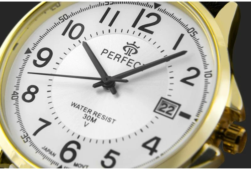 Orë dore për meshkuj PERFECT, e zezë