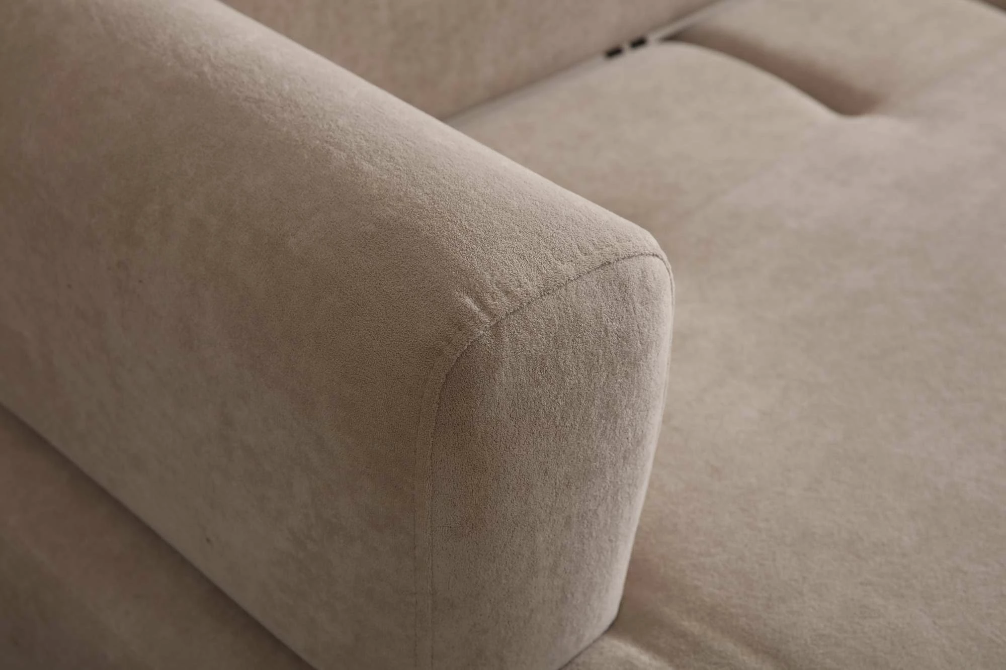 Divan treshe Hera, krem e zi, Atelier del Sofa