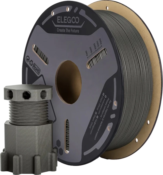 Filament për printer 3D Elegoo PETG-CF 50.203.0648, Gri