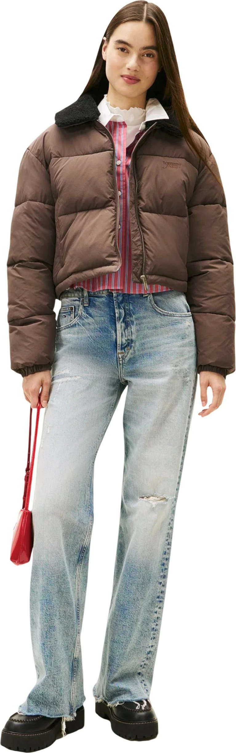 Xhinse bootcut për femra Tommy Hilfiger Jeans DW0DW22437, denim i çelët [Madhësia: 26/32]