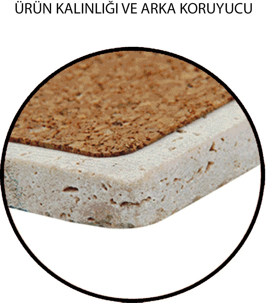 Set 4 copë mbajtëse gotash prej guri natyral, Hermia, TBA328466632