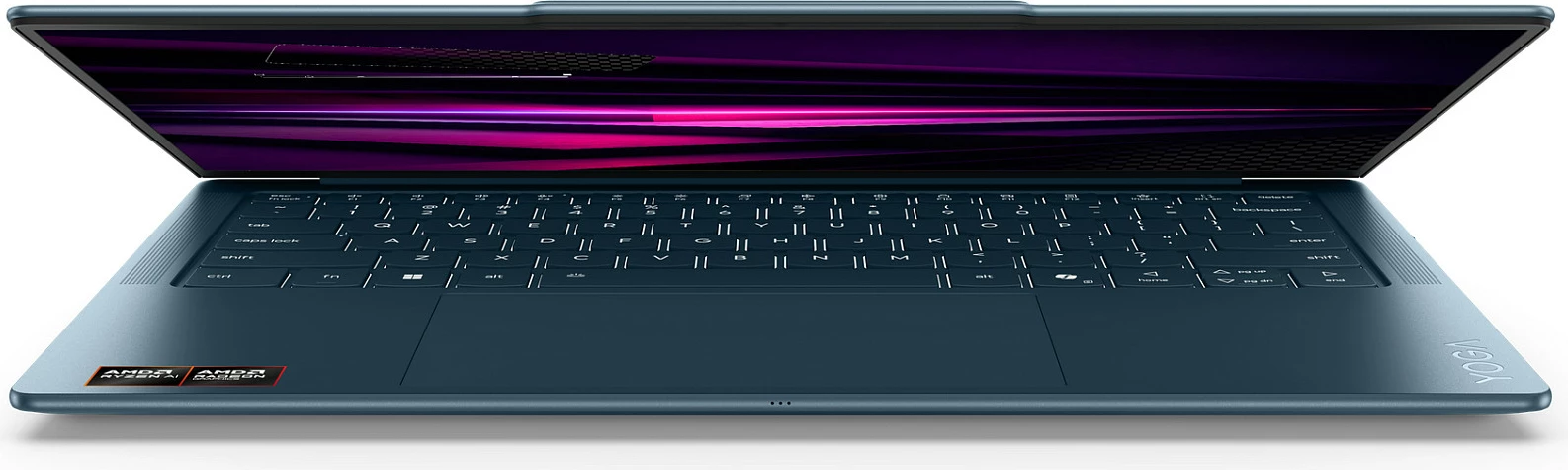 Laptop Lenovo Yoga 7 Slim Ryzen AI 5 430, 16GB RAM, 512GB SSD, 14" WUXGA, Tidal Teal