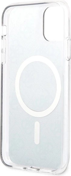 Set mbështjellës Guess GUBPN61H4EACSK me karikues wireless për iPhone 11, 6.1", MagSafe, zi
