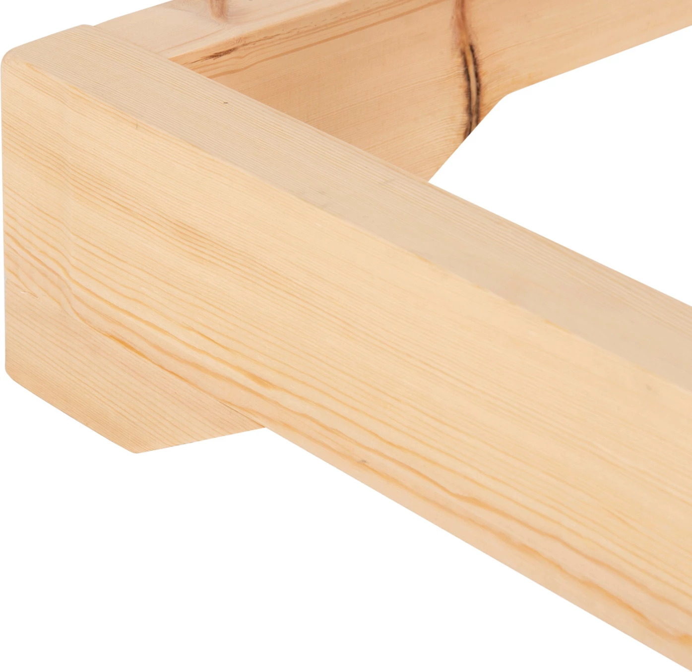 Shezlong profesional për plazh, dru pishe, IKARIA FH6115.01, 80x208x32-100H cm