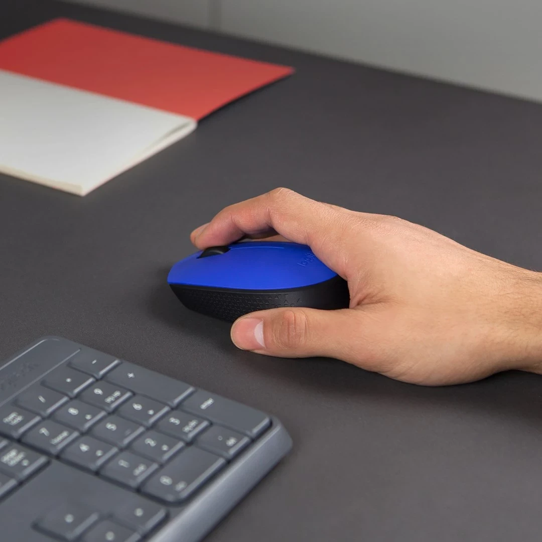 Maus pa tel Logitech M170, blu