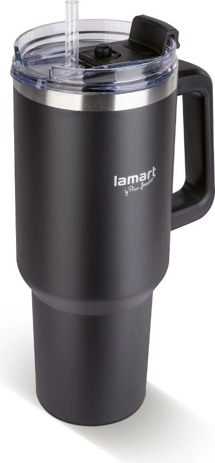 Termos Lamart HUGE LT4088 Thermomug, 1.2L, ngjyrë e zezë