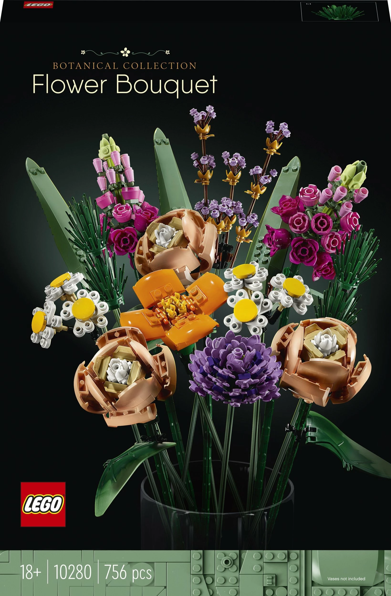 Set LEGO Icons Bouquet of Flowers 10280, 756 copë, 18+