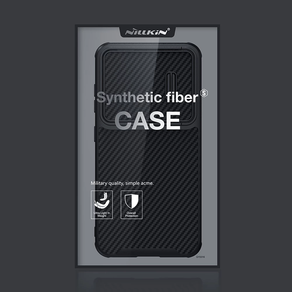 Mbështjellës Nillkin Synthetic Fiber S Case për Samsung Galaxy S23, me kapak kamere, i zi