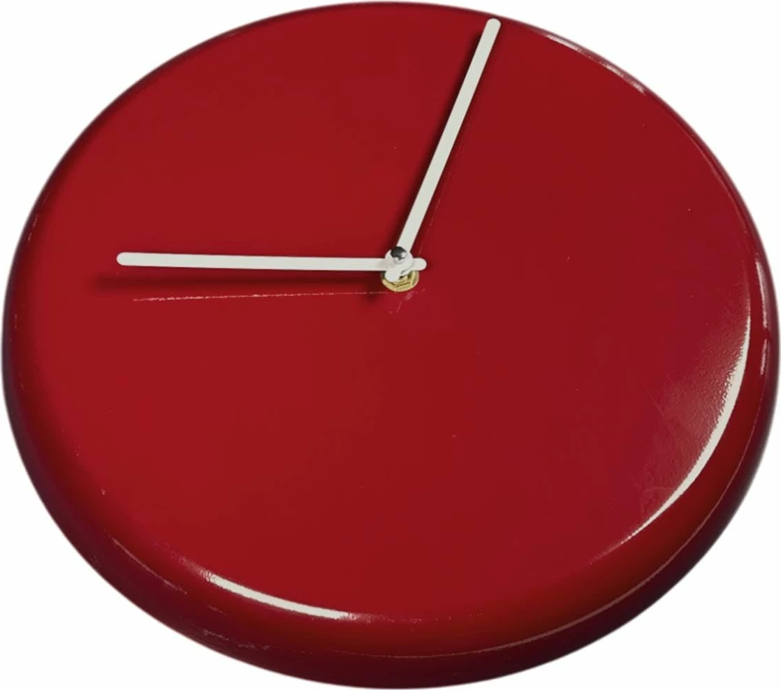 Orë muri dekorative metalike Wallity, ngjyrë qershie, 30cm