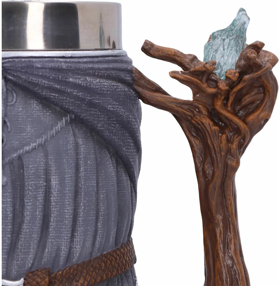 Mug NEMESIS NOW Lord of the Rings Gandalf the Grey 15.5 cm, gri