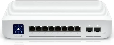 Switch Ubiquiti UniFi Enterprise 8 PoE Managed L3, Inox