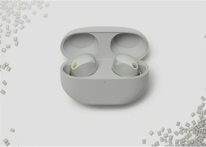 Kufje SONY WF-1000XM5, Bluetooth, in-ear, me mikrofon, argjendi