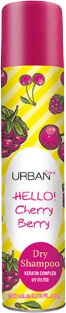 Shampon i thatë për flokë Urban Care Hello Cherry Berry, 200 ml