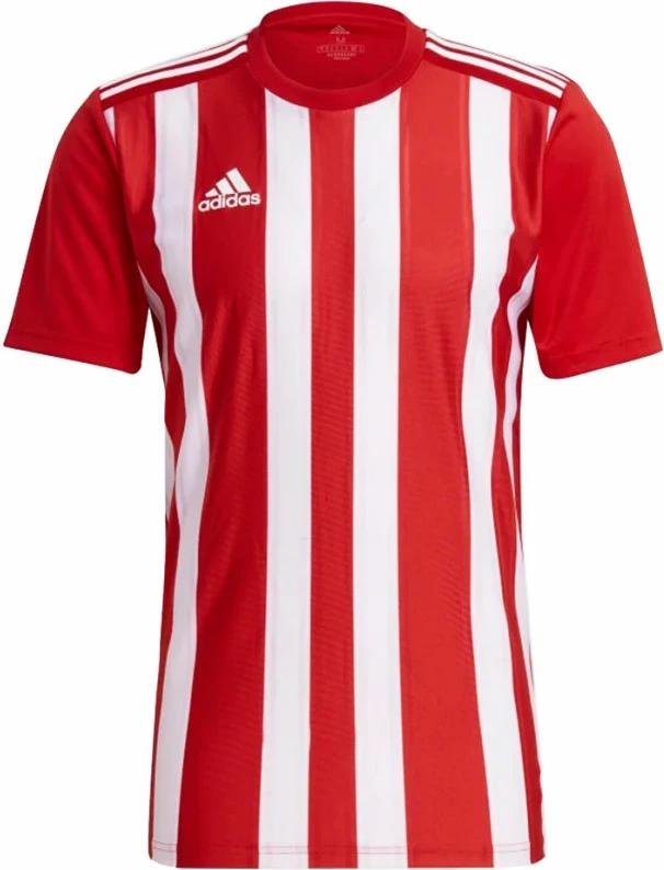 Fanellë futbolli për meshkuj adidas Striped 21, e kuqe