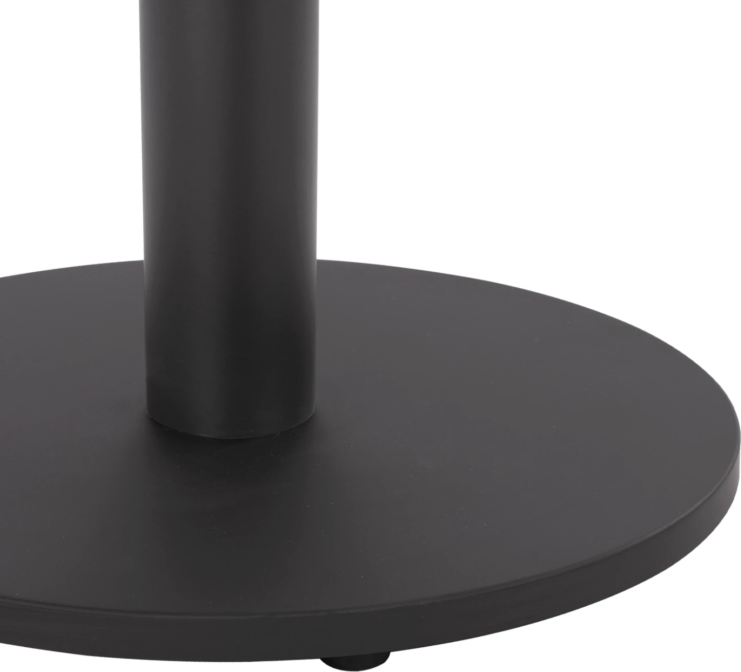 Bazë tavoline metalike, ngjyrë e zezë matte, 45x72 me rregullues FH419.11