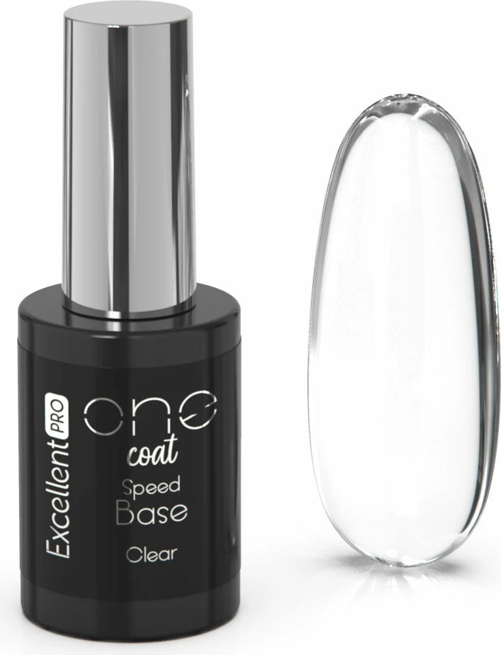 Bazë hibride për thonj Excellent PRO One Coat Speed Base për femra, e tejdukshme, 11g