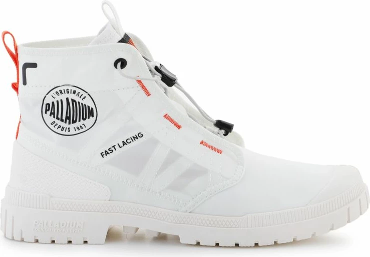 Këpucë Palladium për meshkuj dhe femra, të bardha