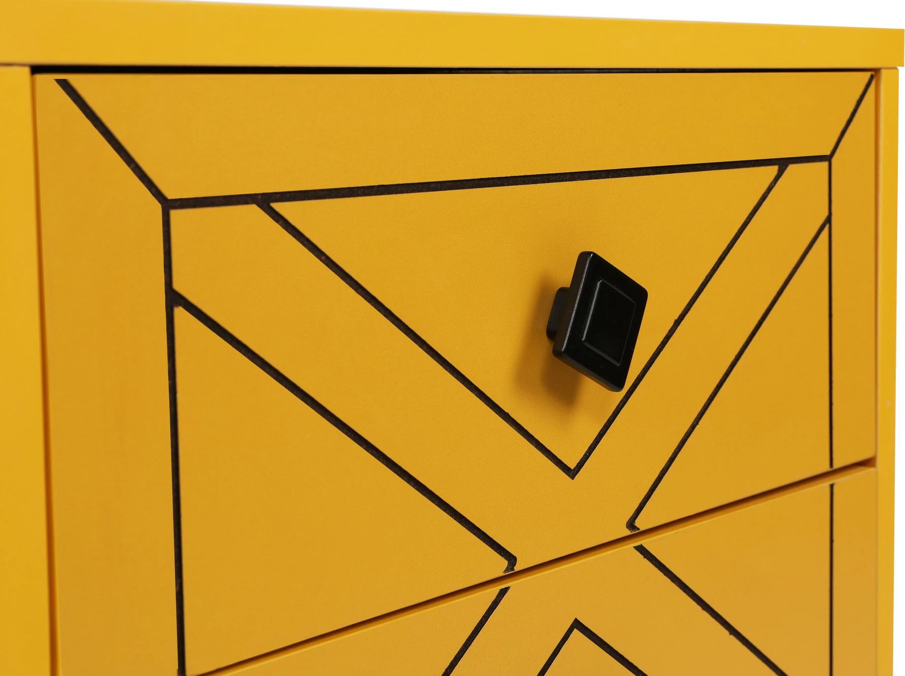 Komodinë natyrale Hanah Home, Luna, e verdhë